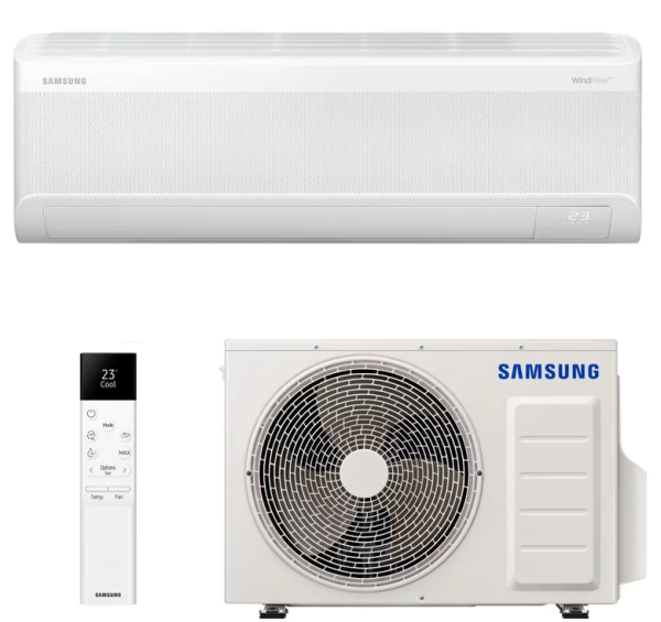 Samsung AR60F09C1AWN/EU + AR60F09C1AWX/EU WindFree™ Comfort S2 Inverteres Split klíma